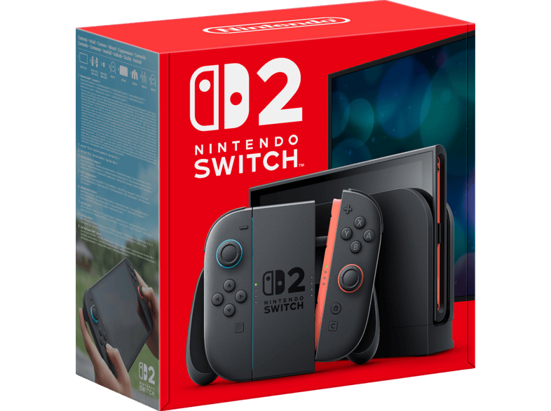 NINTENDO Switch 2 Spielekonsole Schwarz